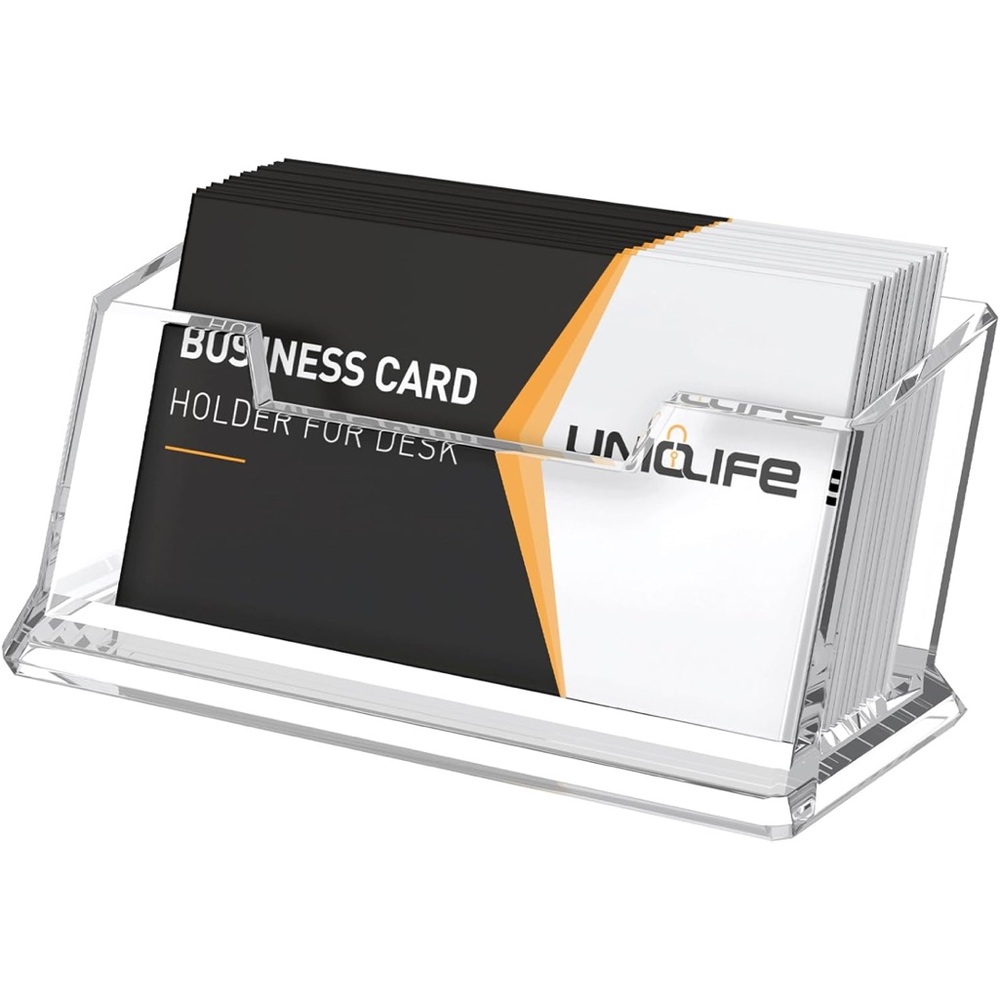 Clear Acrylic Business Card Holder